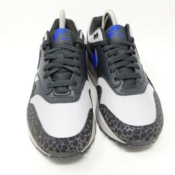 Nike Air Max 1 SE Reflective 3M Safari Blue Black - Picture 2 of 7
